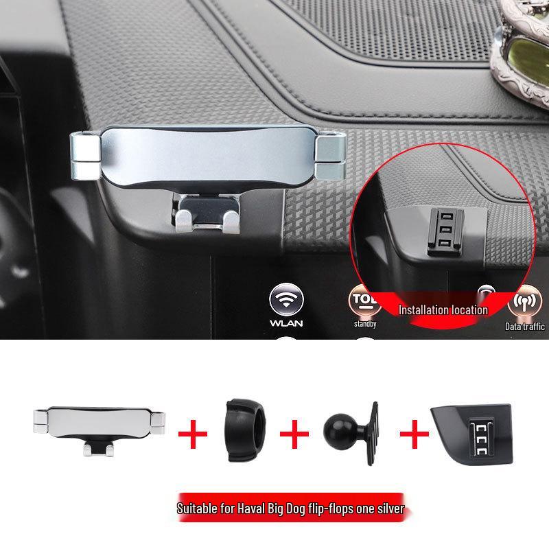 Haval H6 3. generacji/Big Dog/Husky Bezprzewodowy uchwyt na telefon do ładowania do nawigacji samochodowej