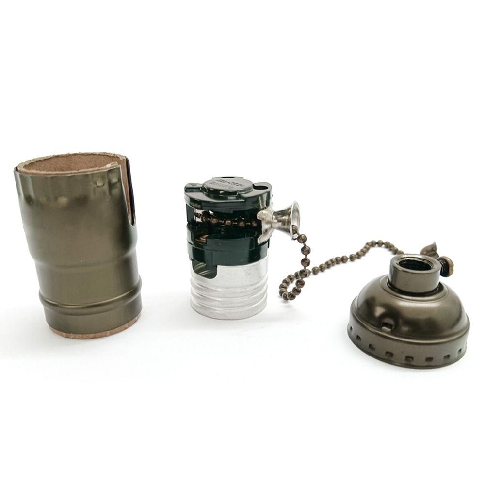 Black Silver Gold E27 Lamp Holder 250V Edison Lamp Holder Bright Screw Connector  Light Decoration