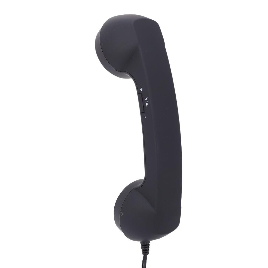Retro-Telefonhörer mit Lautstärkeregelung, ergonomisch, Typ-C-Kabel, Telefonhörer-Empfänger für Mobiltelefon-Videoanrufe