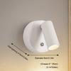 Verstellbare Wandleuchte USB-wiederaufladbar 1800mAh Moderner Stil Drehbare Wandlampe COB Touch-Steuerung Nordisch Modern LED-Wandleuchte 3W