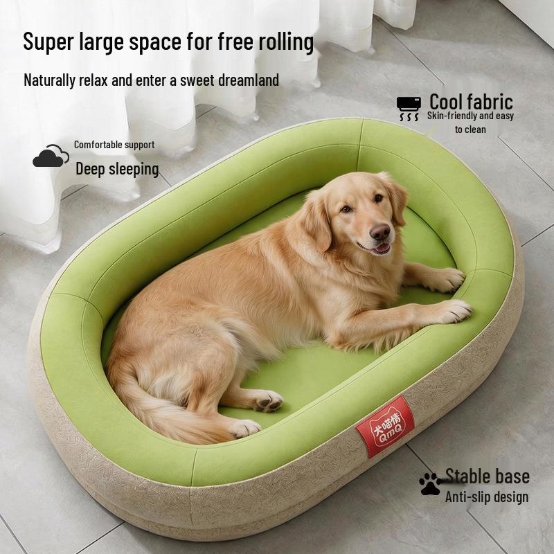 All-Season Waterproof Dog House Mat - Washable & Tear-Resistant Bed for Medium/Small Dogs