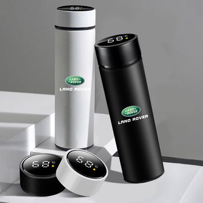 500ml Chytrý Termohrnek s Filtrem na Kávu, Cestovní Termoska s Ukazatelem Teploty Pro Discovery, Range Rover Evpque, Defender, Auto, Brýle, Rover L322 L405