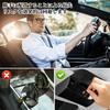 kasanidika Car Sunglasses Horizontal Eyeglasses Car PU Sun Visor Storage Easy Car Glasses Compatible with Most Car Black Holder, Case, Accessories,