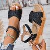 Fashion New Women's Braided Platform Sandals 2025 Summer Women Shoes Chunky Wedges Gladiator Sandals Woman Vacation Casual Beach Sandles