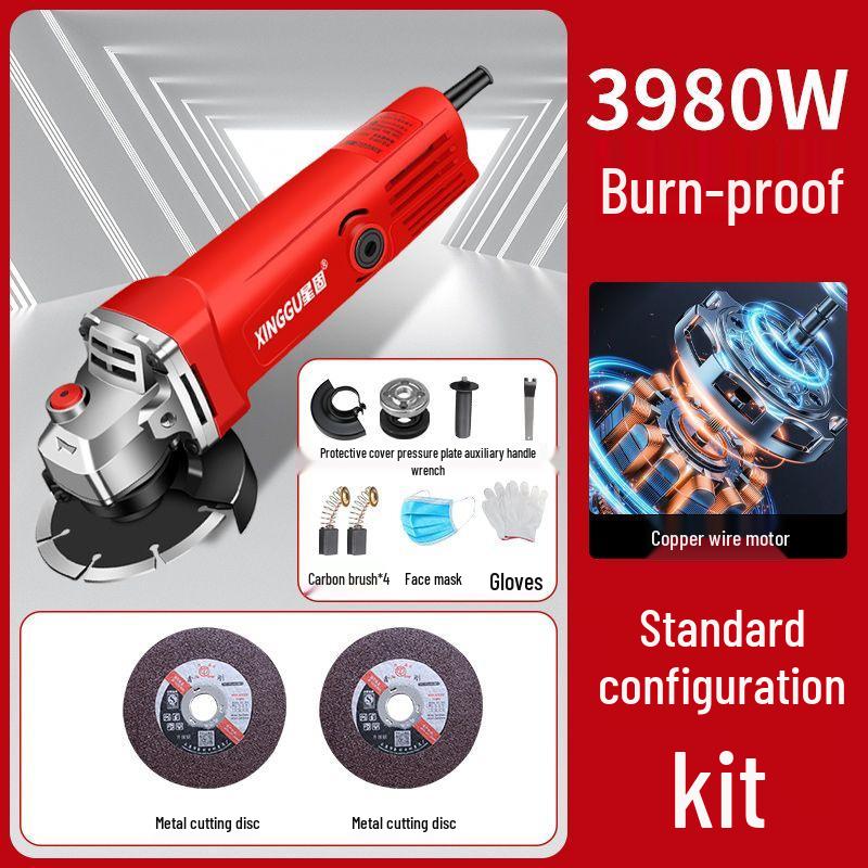 High-Power Multifunctional Angle Grinder and Polisher