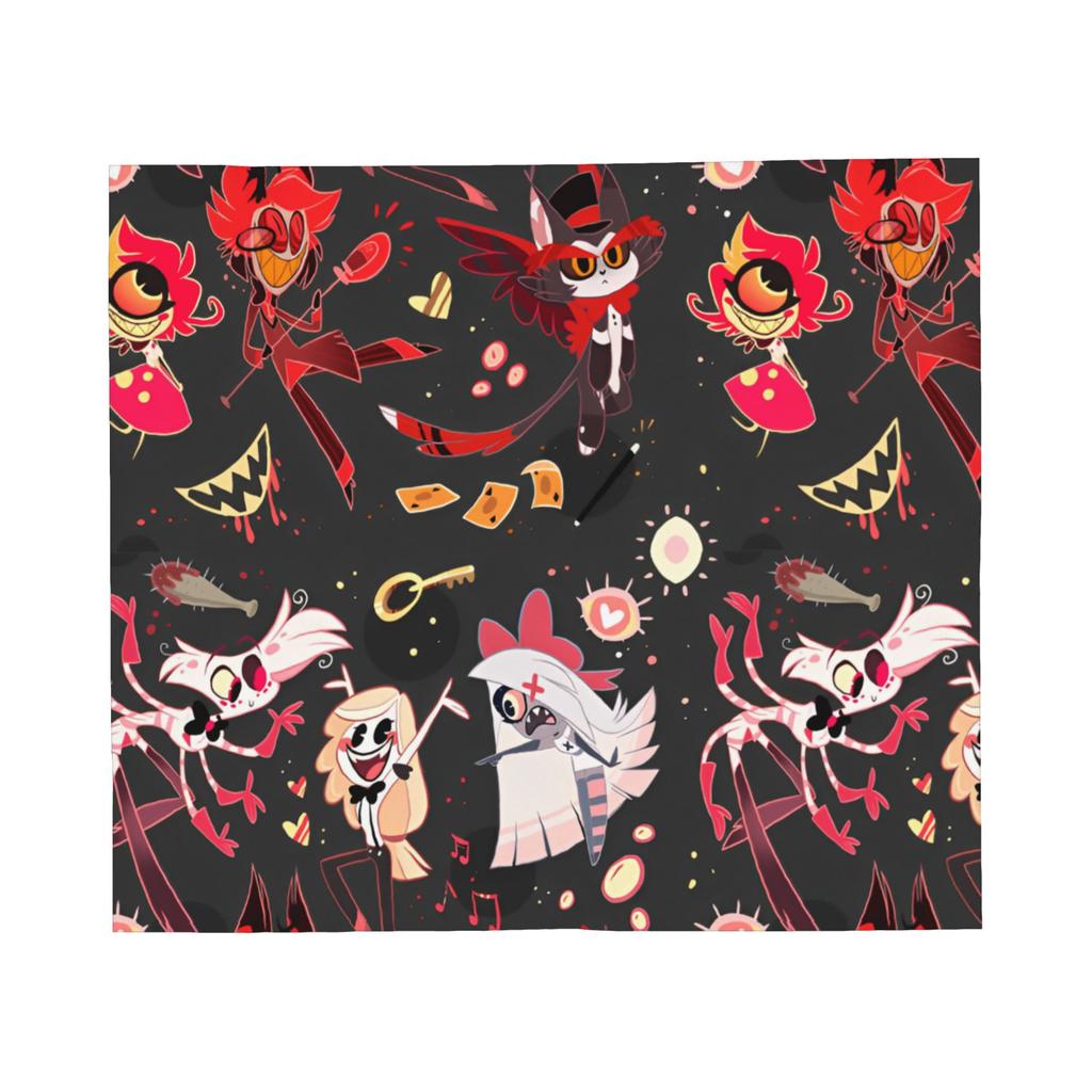 Hazbins Hotels Abel Cute Blankets Flannel Spring/Autumn Soft Throw Blankets for Sofa Bedspreads