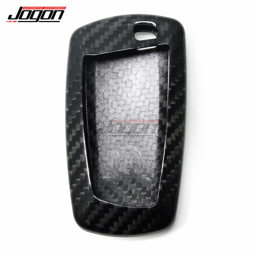 Carbon Car Remote Smart Key Case Key Fob Holder Cover Trim For BMW 3 4 5 6 7 Series F30 F32 F10 F06 F01 F87 F80 F12 2013-2018