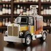 Truck Whiskey Decanter Unique Glass Decanter for Whiskey Bourbon Tequila Liquor Decanter Gift for Truckers Bourbon Lovers