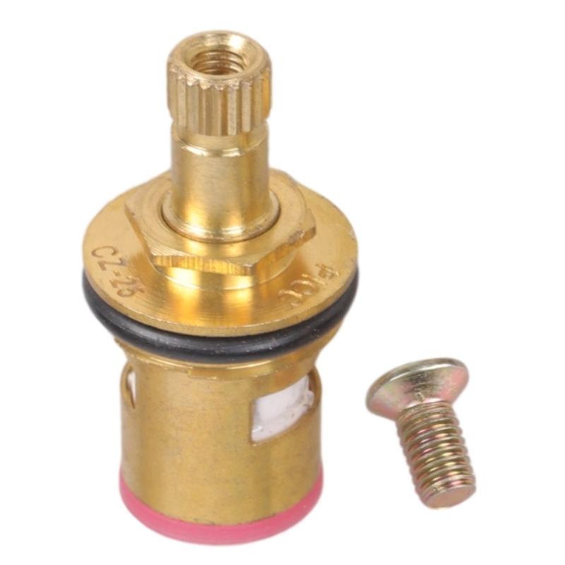 

High Performances Faucet Valves Cores with Ceramic Disc Thickened Metal Leak Proof Designs Cartridges for Hot Cold Water
