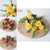 Artificial Chrysanthemum Wedding Decor With Lifelong Faux Flowers For Outdoor Celebrations