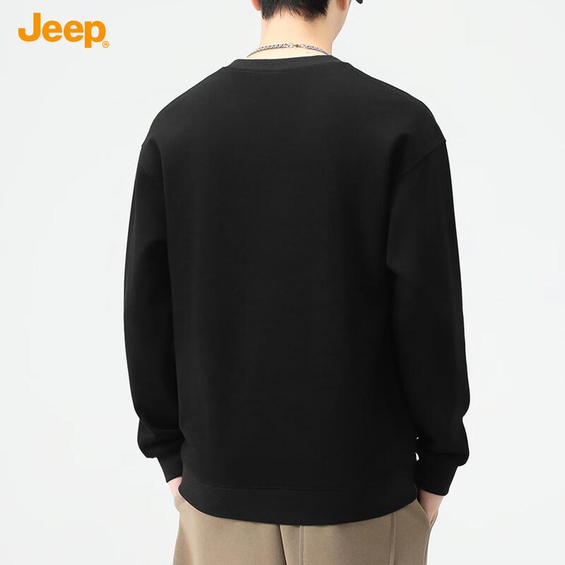 JEEP Men's Casual Crew Neck Pullover Sweatshirt