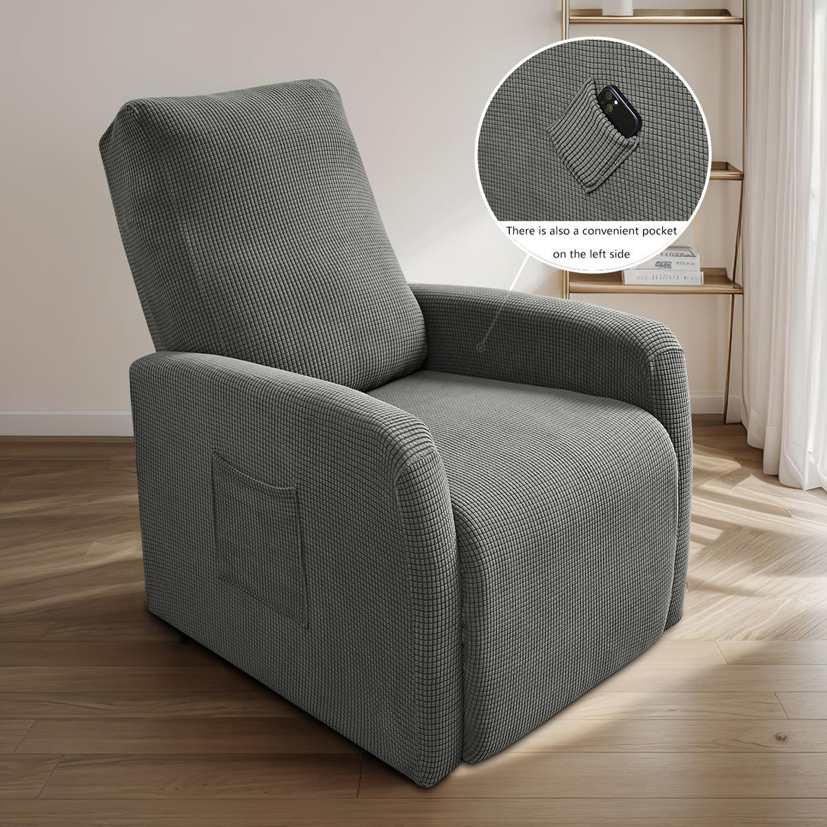 

Water Resist Elastic Fleece Space-saving Chivas Sofa Cover Corn Kernels Single-person Split Lounge Chair Cover One size