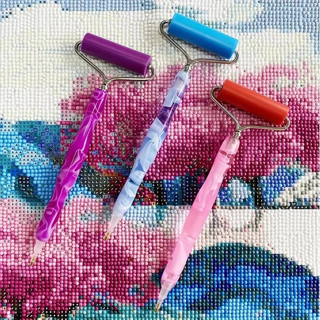 Mehrkopf-Diamant-Malstift aus Kunstharz – Komfortabel gestalten mit einem präzisionsgefertigten 7-in-1-Werkzeug