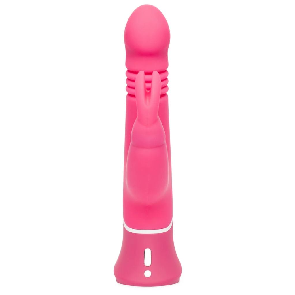 Pulse vibrator - Happy Rabbit Thrusting Realistic Vibrator Pink