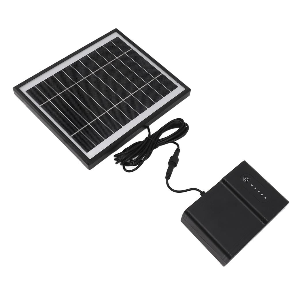 Split Type Air Pump Oxygenator Dual Air Hole DC Solar Powered Air Pump Kit for Indoor Water Tank