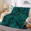 Teal Pine Tree Branch Flannel Blanket Warm Soft Halloween Christmas Decorative Couch Warm Cozy All-Season Gift