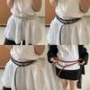 Pu Leather Double Layer Belt For Women With Pin Buckle Spring 2025 Fashion Accessory