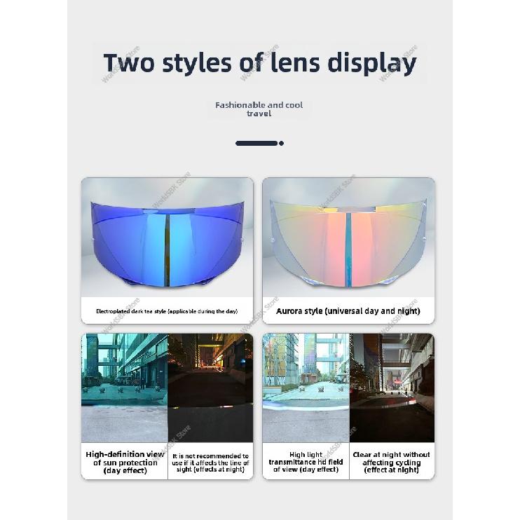 HJ-33 Motorcycle Helmet Visor Lens for HJC HJ-33 I90 Replace Anti-UV Anti-Scratch Dustproof Wind Shield Motorcycle AccessoriesSpeed Sensors 6