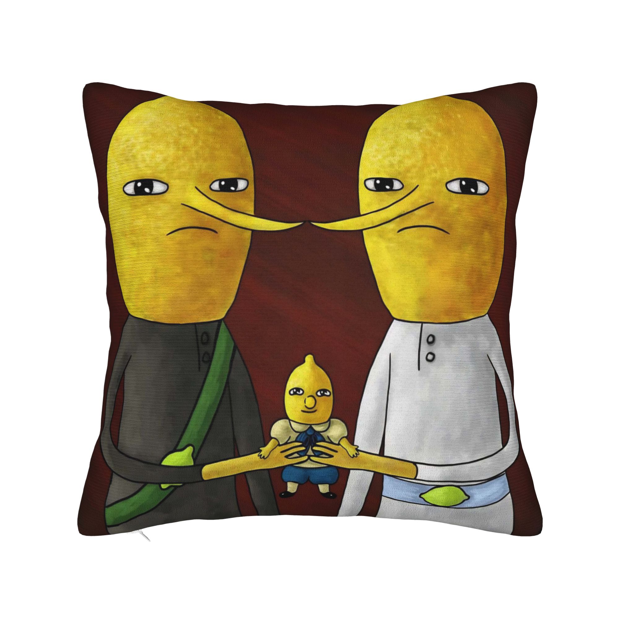 Lemongrab Unacceptable Pillowcases  Fashion Pillow Case For Sofa Couch Bed Living Room Custom Pillow Cover 12x12Inch