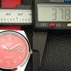 VINTAGE REFURBISHED SEIKO 5 AUTOMATIC 6309A JAPAN MENS RED DIAL WATCH a441310-a