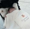Universal Four Seasons Baby Bear Embroidery Windproof Stroller Blanket & Carrier Cover Quilt