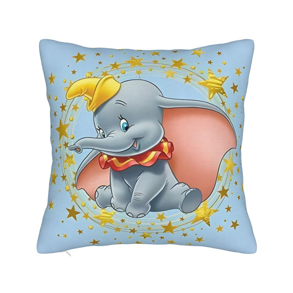 Dumbo Cartoon Throw Pillow Cover Polyester Throw Pillow Disney , Fashion Cushion Covers