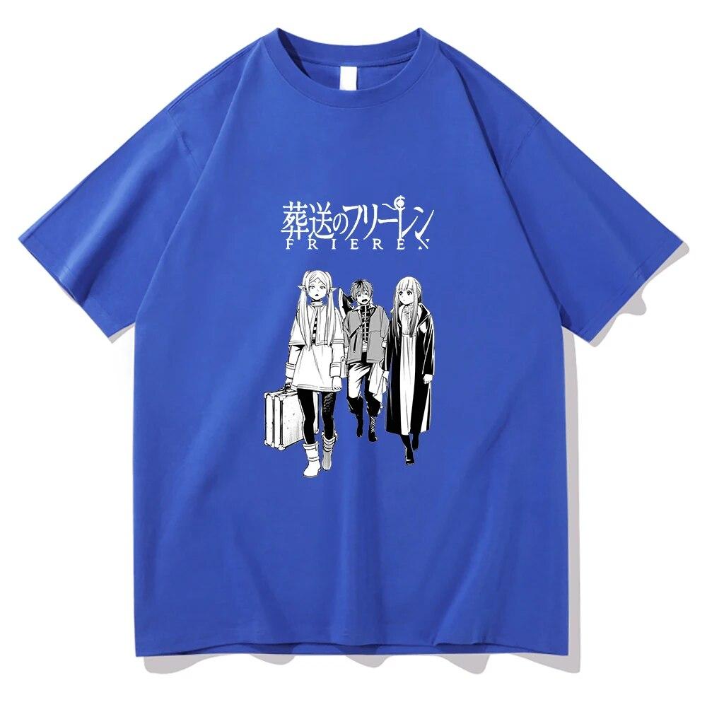 Tričko Frieren Beyond Journey's End Unisex Estetické Retro Anime Sousou No Frieren Tričko Unisex Unisexga Vintage Bavlna Trička Unisex