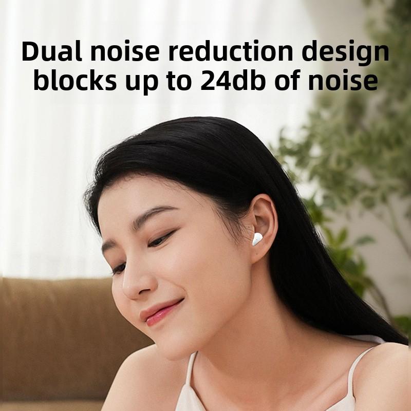 QUEED Private Model Mini Wireless in-ear Bluetooth Headphones, Dual-ear Ultra-long Battery Life, Noise-cancelling Sleep
