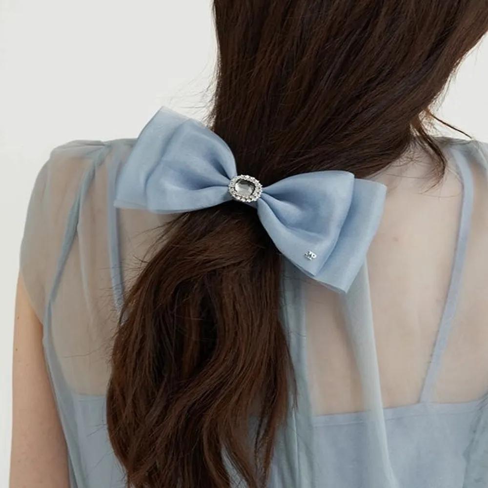Misty Ribbon Automatic Pin JP-25-059AB Blue