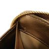 Used 11569 Vitello Move Coin Purse 1MM268 7943 Zip Around Compartment Card Case with Logo, Pink Gold, Women's from