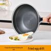 ZISIZ 30cm 316 Stainless Steel Non-Stick Wok