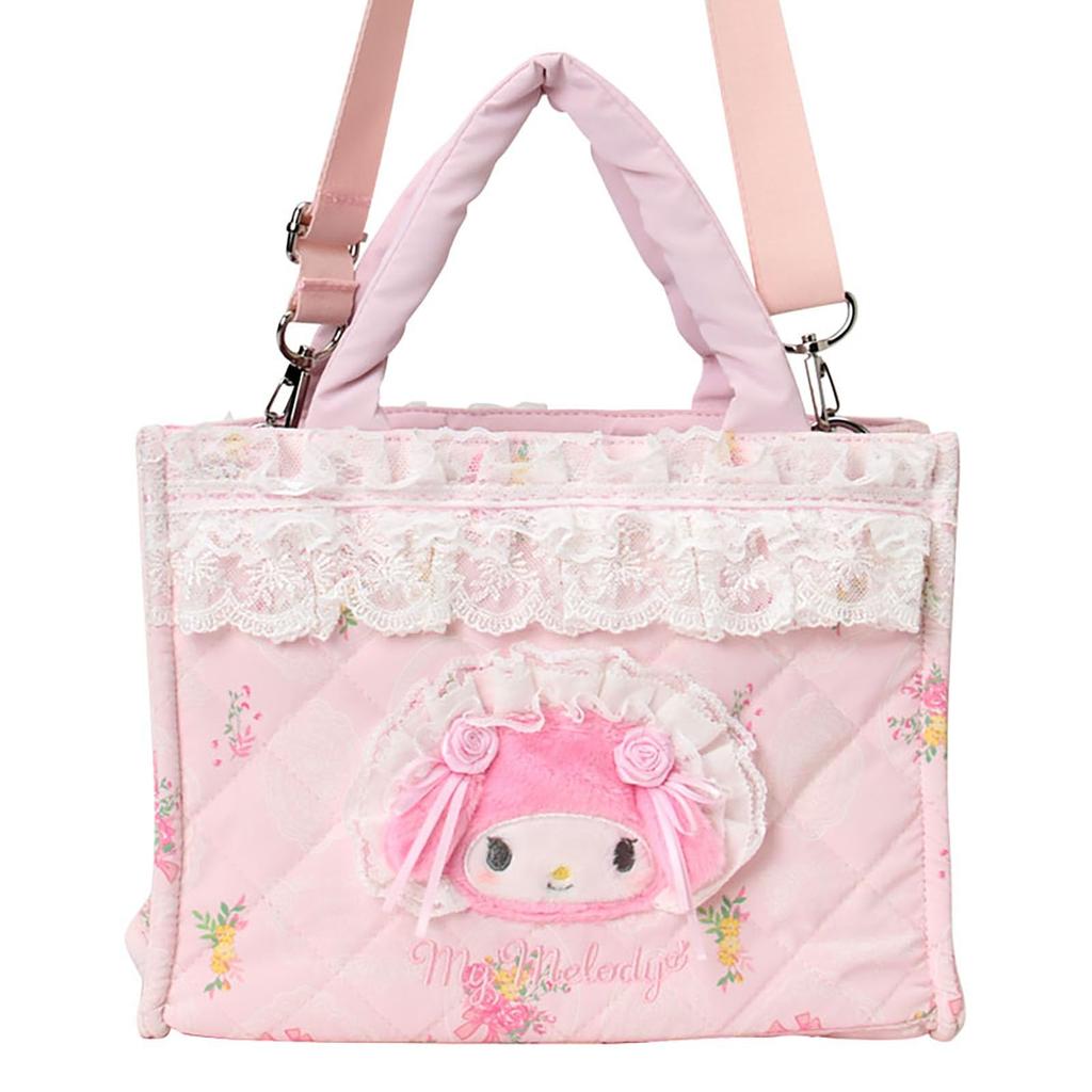 Sanrio Tote Bag My Ages 3 and 175081 2-Way (White Frill) Melody, Up,