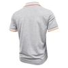 T-shirt da uomo Polo a maniche corte a blocchi di colore Colletto con bavero Top Camicia da tennis da golf casual estiva quotidiana da uomo