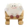 Faces Plant Pots Resin Cute Head Planter Chair Reading Succulents Pots Smile Faces Flower Pot for Succulents