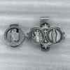 Religious Medal Clip Accessory Patron Saint Christopher Car Visor Clip for New Drivers Catholic Gift Pin Clip