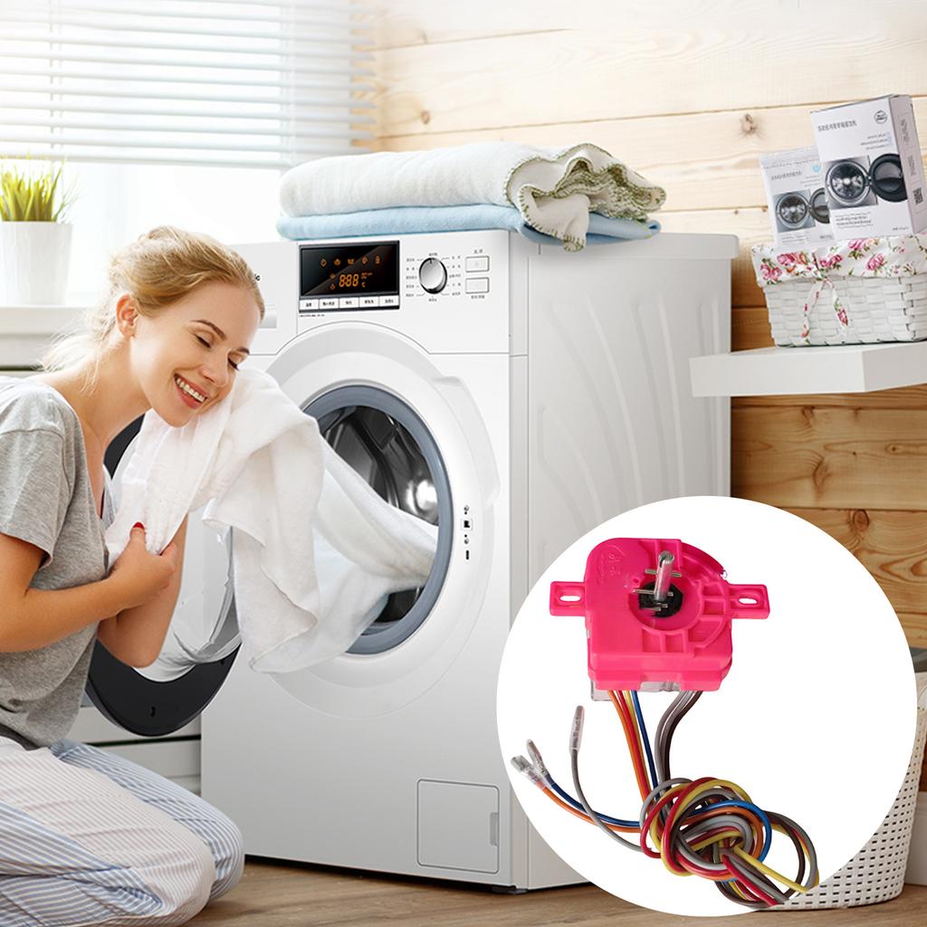 Heavy Duty Washing Machine Timer Double Cylinder 7 Wire Timer Switcher Semi Automatic Washing Machine Accessories