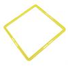 5 Pcs Agility Training Rings Multifunctional Quadrilateral Physical Speed Training Rings for Basketball Football Yellow