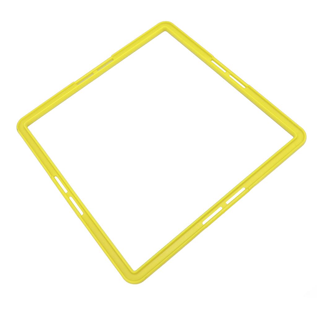 5 Pcs Agility Training Rings Multifunctional Quadrilateral Physical Speed Training Rings for Basketball Football Yellow