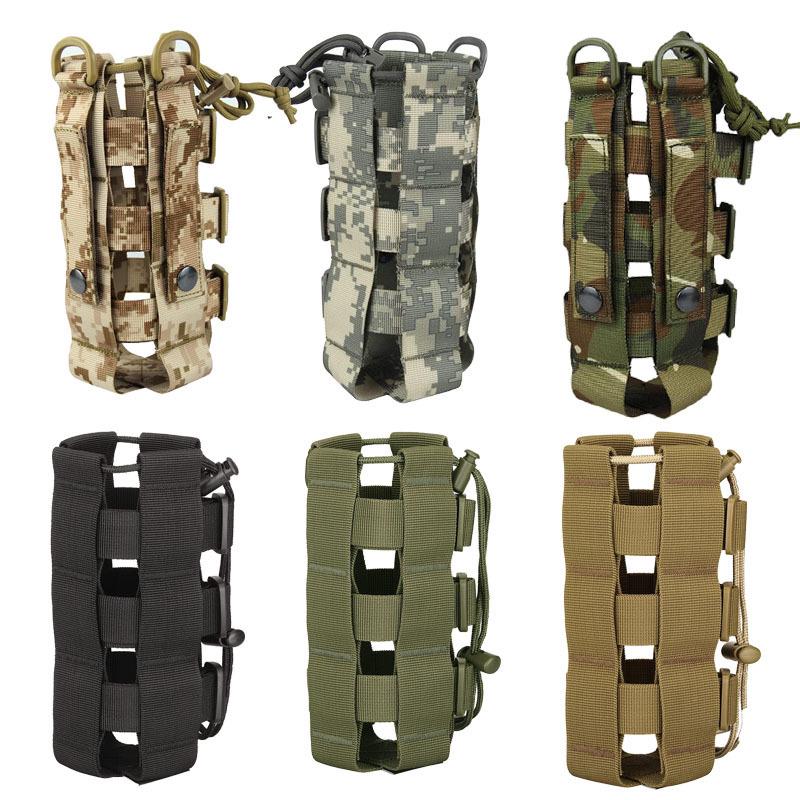 Multifunctional MOLLE Tactical Water Bottle Pouch for Outdoor and Cycling