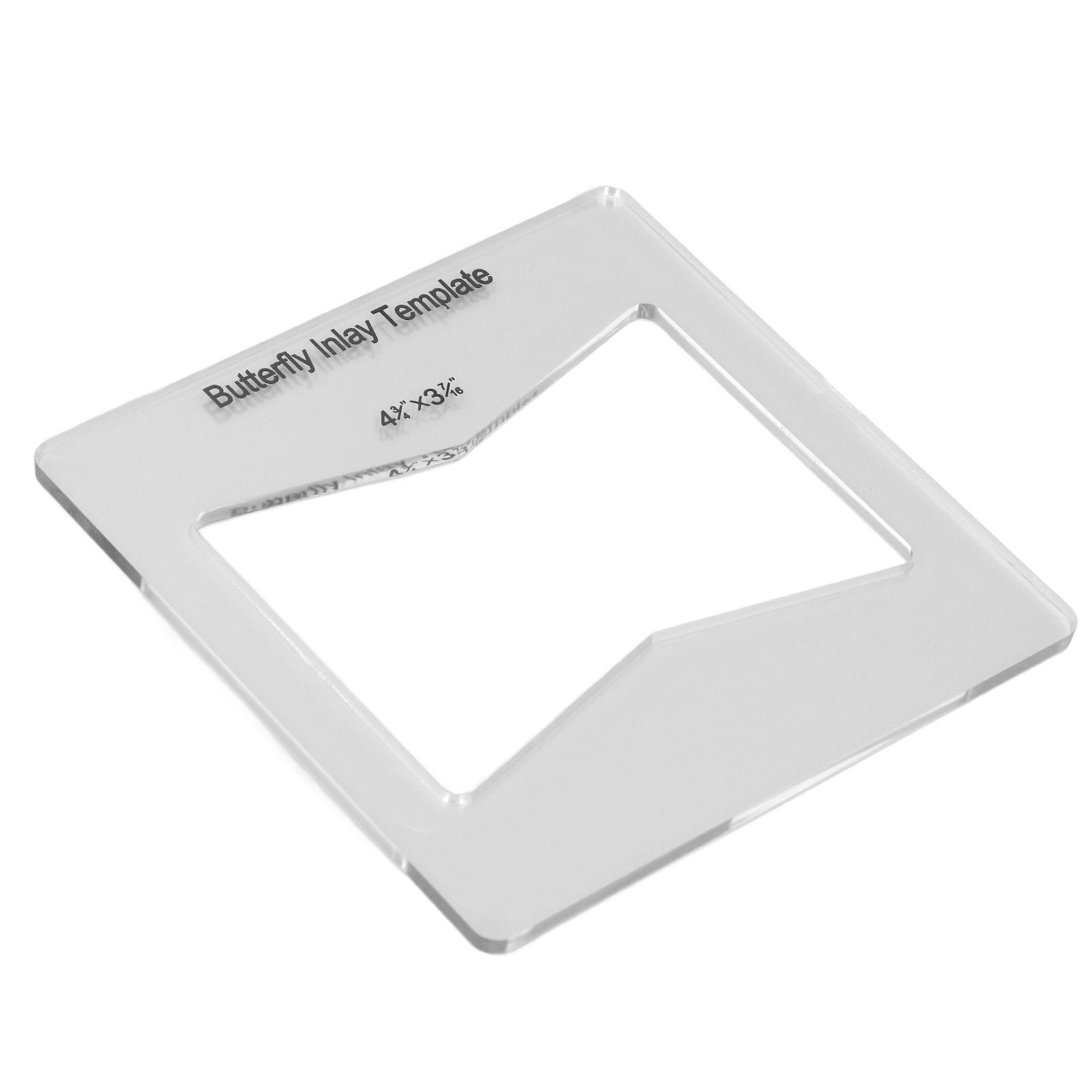 

Шаблон-вставка для галстука-бабочки Прозрачный акриловый шаблон для фрезера Декоративный шаблон для столярного изделия