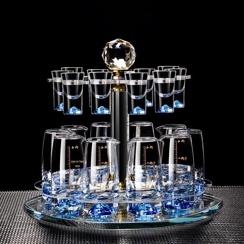 Shangqi Light Luxury Blue Mountain Baijiu Decanter & Glass Set
