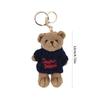 Letter Sweater Bear Backpack Pendant Keychain Birthday Gifts for Boys Girls