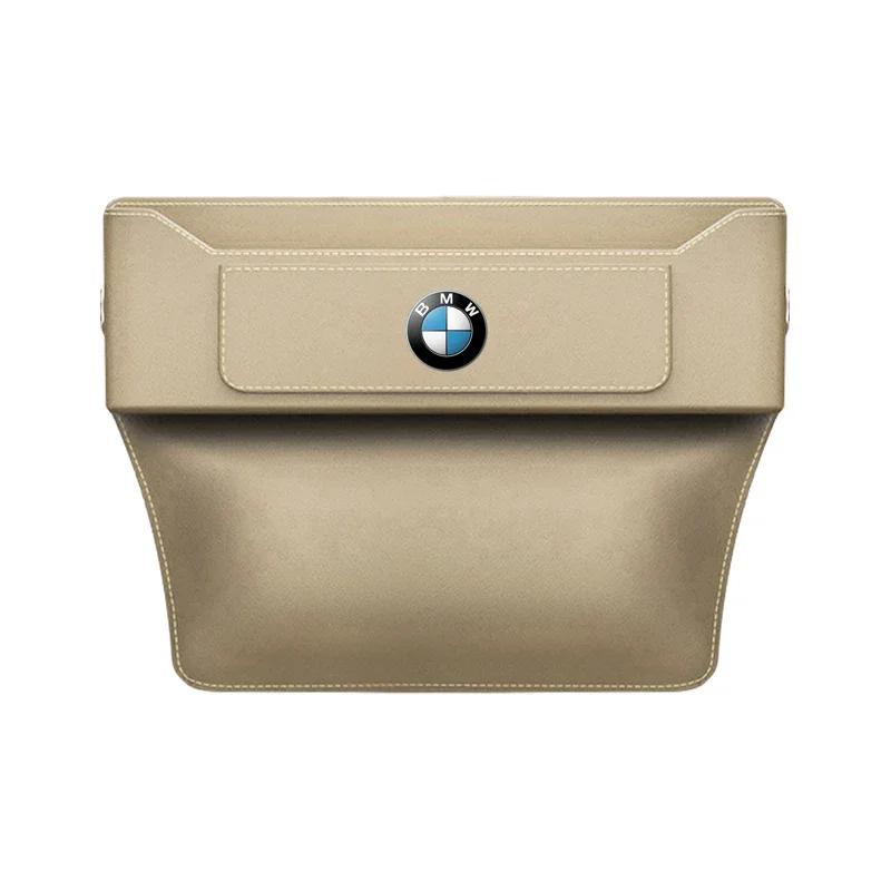 Car Seat Gap Multifunction Leather Organizer Storage For BMW X1 X3 X5 X6 X7 1 3 5 6 7 Series G20 G30 G11 F15 F16 G01 G02 F48