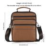 Joyir Men's Genuine Leather Crossbody Bag – Large Capacity, Minimalist Business Style Shoulder Bag