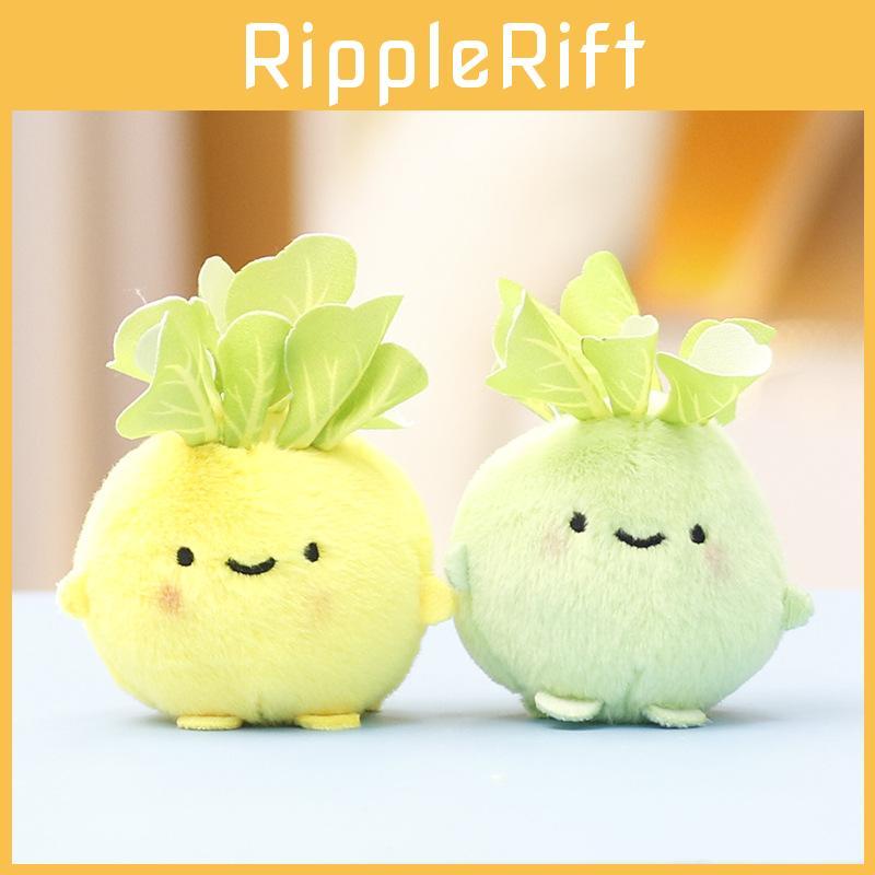 Adorable Vegetable Plush Toy Cute Cabbage Doll Keychain Accessory For Kids And Adults