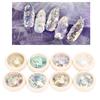 8 Colors Nail Sequins Nail Art Decoration Shining Sequins Accessory for Nail Art Salon