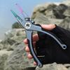 Aluminum Alloy Fishing Line Cutter Small Fishing Hook Remover Small Fishing Pliers Scissors Comfortable Grip Pliers
