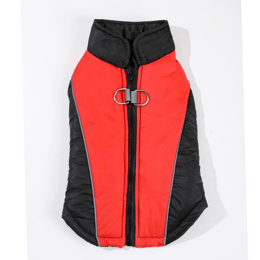 Winter Small Dog Clothes Reflection Puppy Vest Jacket Prevention Cold Warm D-Ring Pug Coat Waterproof Autumn Padded Pet Overalls