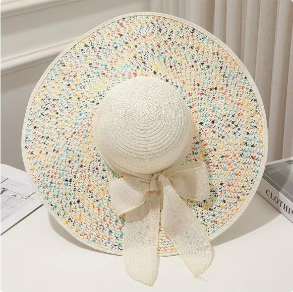 Women's Summer Korean Style Straw Hat Wide Brim Sun Hat New Arrival Beach UV Protection Outdoor Visor Cap