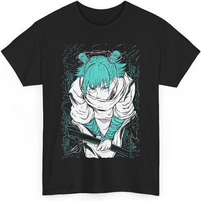 Jujutsu Kashimo Hajime Camiseta Anime Unisex Kaisen Anime Algodón Japonés